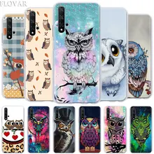 Чехол для телефона для Huawei Honor 9 10 Lite 20 Pro 8X 8A 8C 8S 7A фотоаппаратов моментальной печати 7S Y7 Y9 V20 чехол coque с животными совой, Жесткие ПК-Чехлы