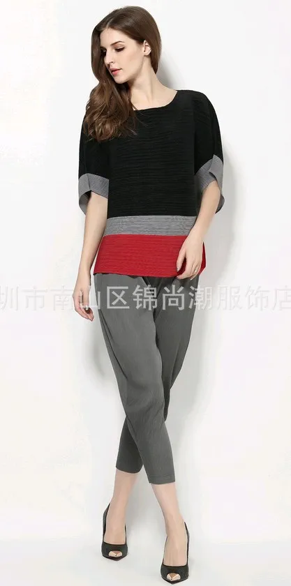 Mode Ciel Hit En souris rouge Livraison Demi Gratuite Plissé Couleur Stock Chauve Manches pu Sleevet Noir shirt ZtwESqw