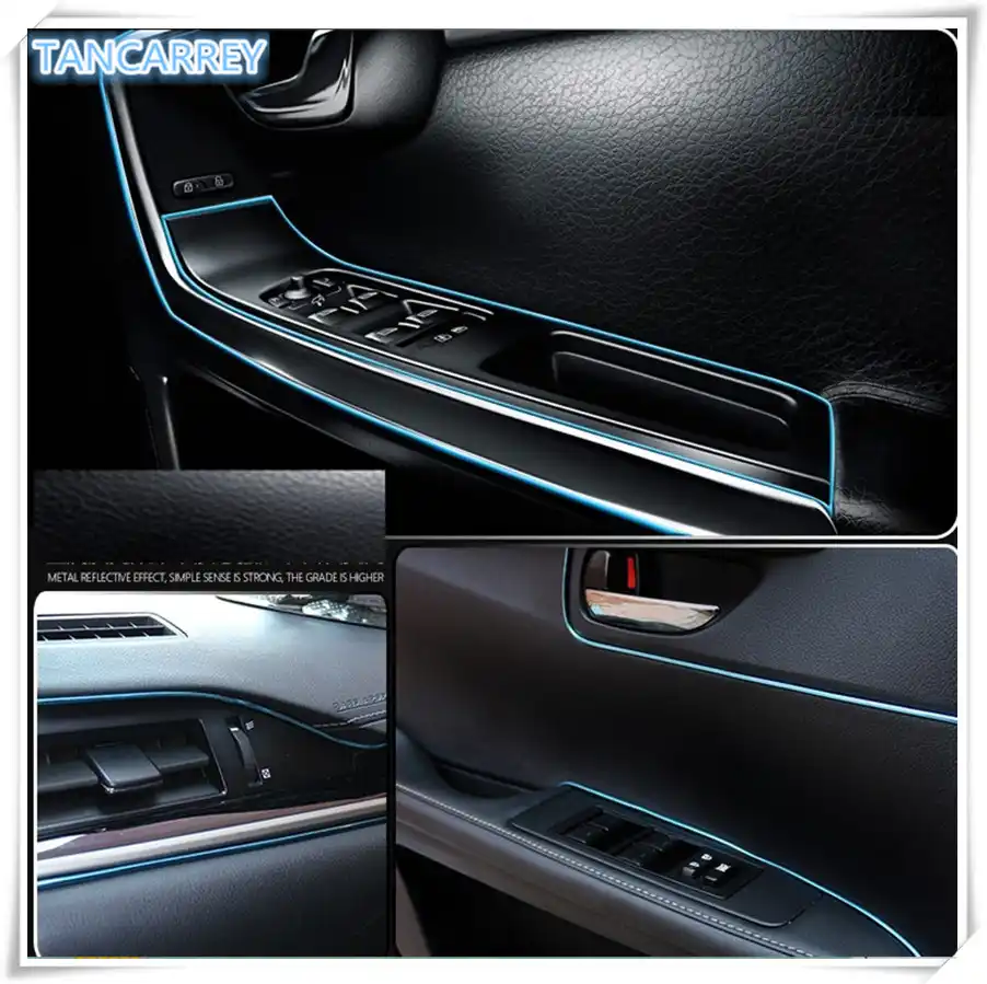 New Sale Car Styling Interior Decorative Strip For Vw T5 Bmw E60 Suzuki Swift Dodge Caliber Subaru Outback Mk7 Opel Zafira B Maz