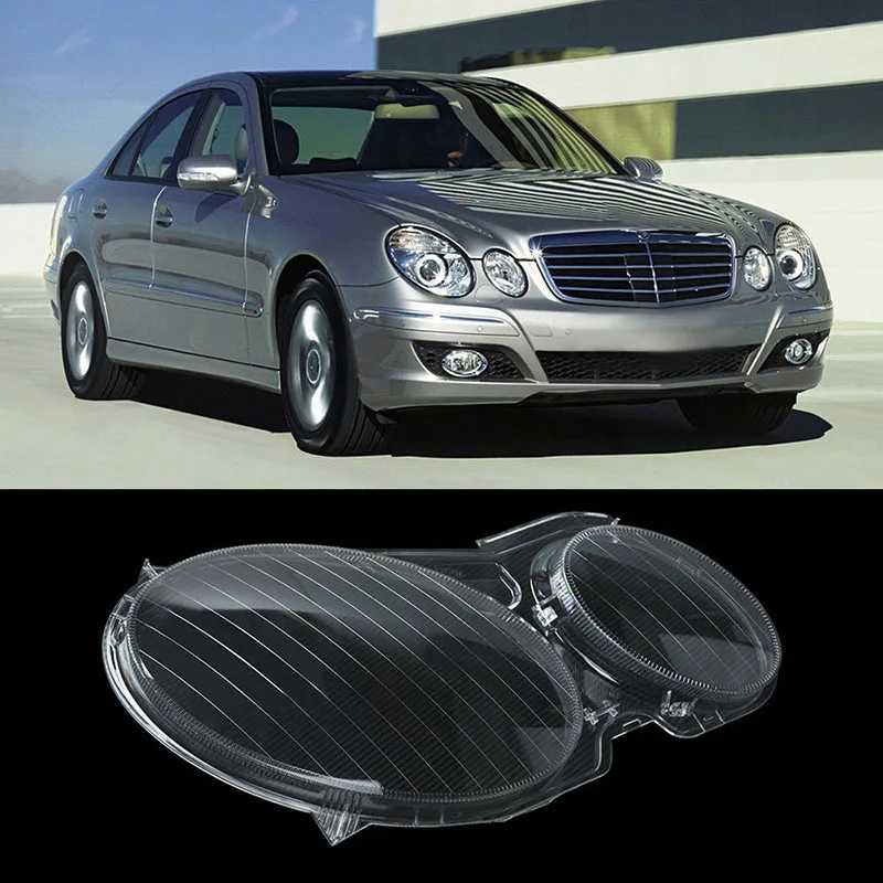 1 Pair High Quality Car Headlight Clear Lens Cover Head Lamp Shell For
