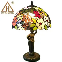 Средиземноморский ретро стиль стеклянная Турецкая мозаика настольные лампы ручной работы кабинет спальня домашний декор Турецкая лампа