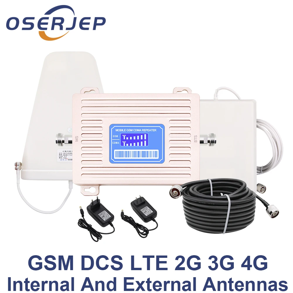 ЖК-дисплей GSM 900 CDMA 850 МГц двухдиапазонный репитер GSM 2G 3g 4G LTE телефон усилитель мобильный+ LPDA/панель антенны