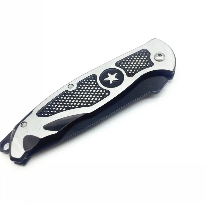 

Survival Knife Mini Portable Fold Camping Tactical Folding Pocket Ring Outdoor Tools Hunting Edc Stainless Steel Key