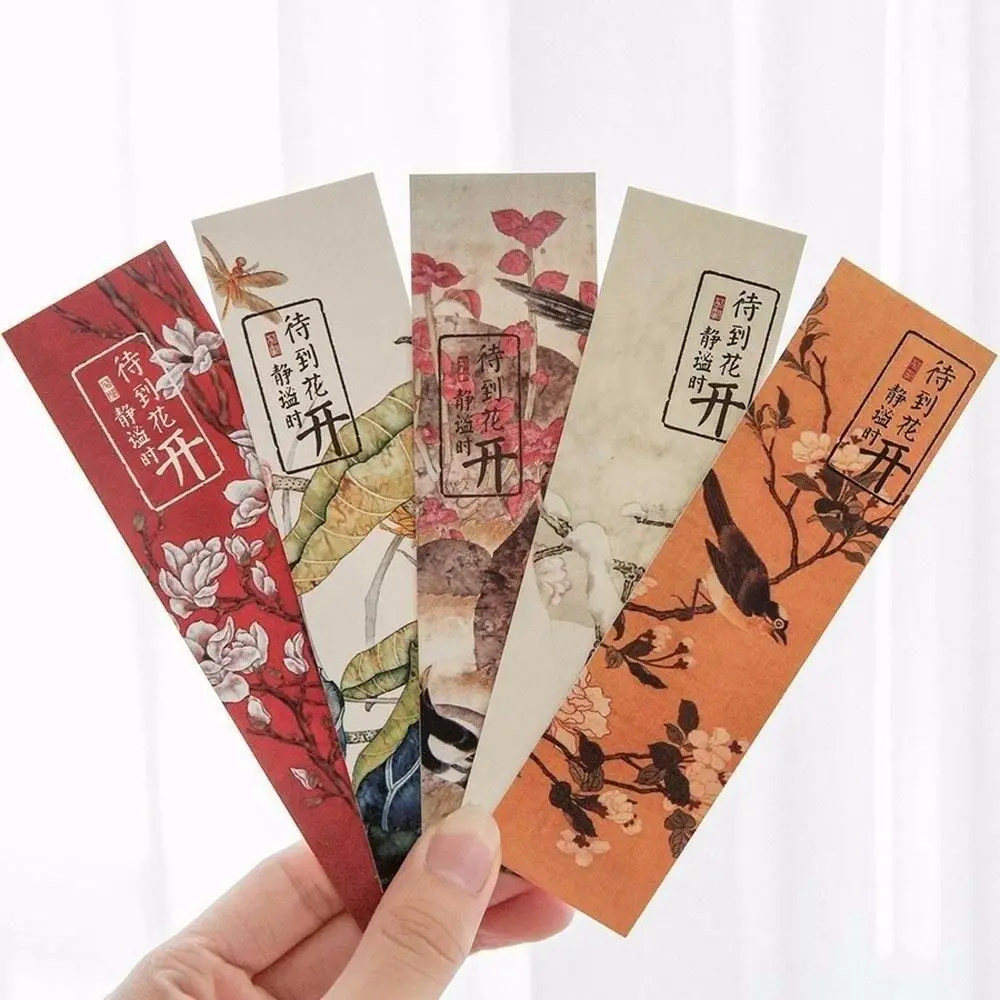 

30pc/Box Stay Blooming Bookmark Book Mark Magazine Note Memo School Bookmark School Office Supplies Children Students Beautiful