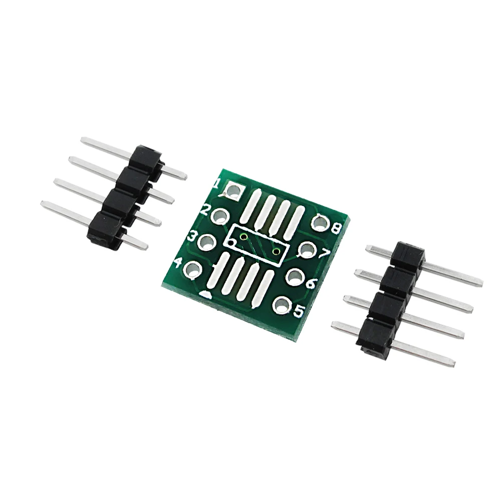 80PCS/LOT SOP8 turn DIP8 / SOIC8 to DIP8 IC adapter Socket PB FREE with ...