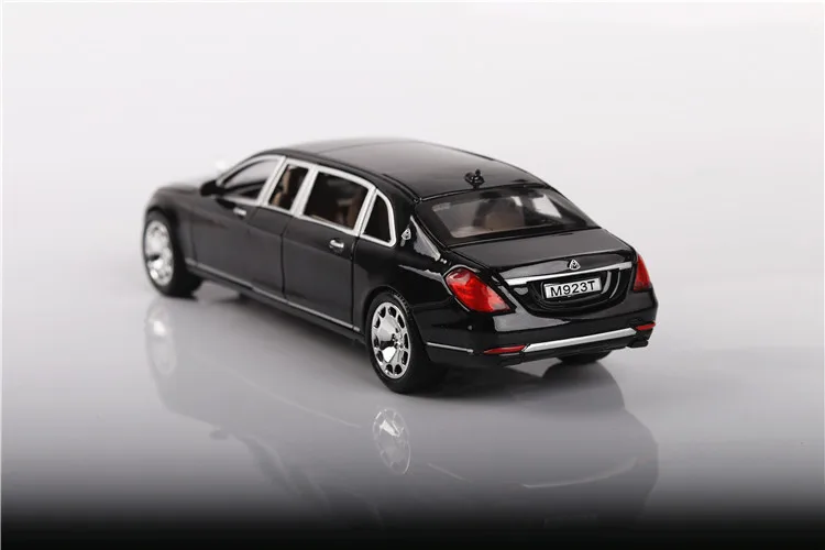 1:24 Diecasts& игрушечные транспортные средства Maybach S600 удлиненная модель автомобиля коллекция автомобиля игрушки для мальчика Детский подарок brinquedos