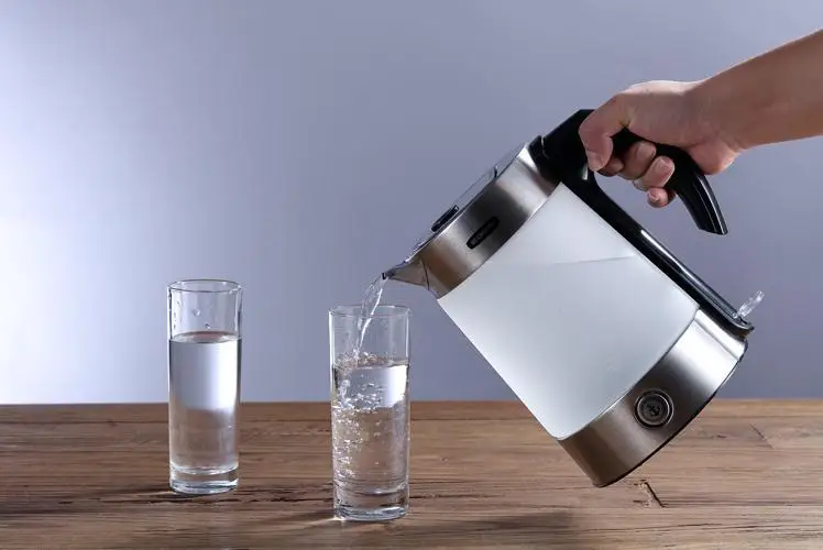 Стеклянный Электрический чайник контроль температуры 2200 Вт высокий устойчивый к сбоям питания материал чай кофе кипящая машина быстрый нагрев с основанием - Цвет: Прозрачный