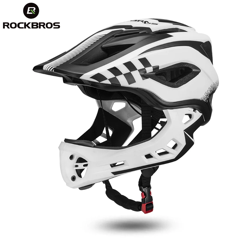 

ROCKBROS 2 In 1 Bike Bicycle Cycling Helmets Full Covered Child Helmets EPS Parallel Car Motorcycle Children Sport Safety Hats