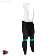 Мужская профессиональная команда UCI Custom Green Cycling bib pants длинные велосипедные 9D гелевые брюки профессиональная, командная, велосипедная площадка черные нагрудники весна осень