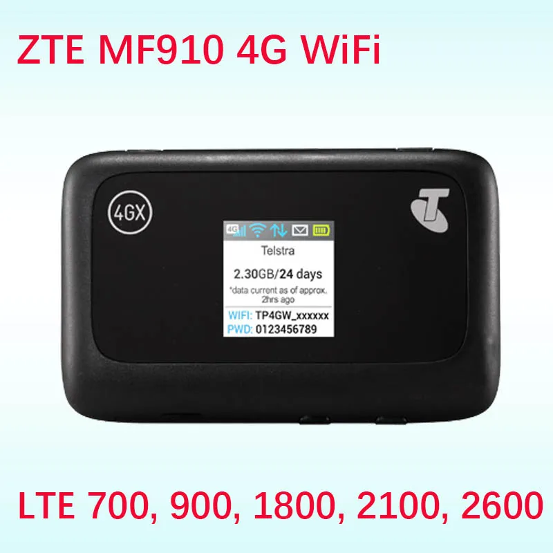 Разблокированный zte MF910 CAT4 150 Мбит/с 4G LTE band 28 700 band беспроводной маршрутизатор мобильный WiFi маршрутизатор точка доступа 4g слот для sim-карты Wi-Fi карман