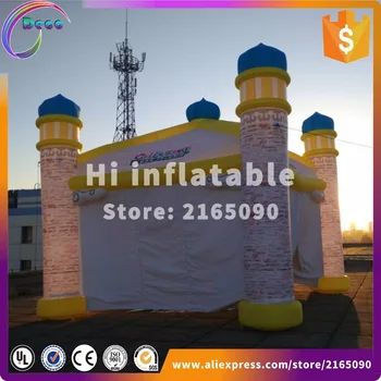 

6*6m Outdoor inflatable event tent, inflatable castle shape tent, inflatable promotion tent
