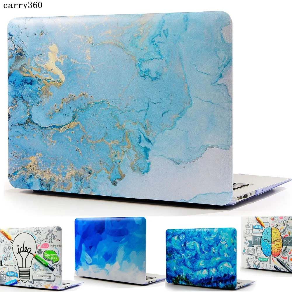 Жесткий чехол Carry360 с рисунком карты для 2018 нового Apple Macbook Air Pro Retina Touch Bar 11 12 13 15