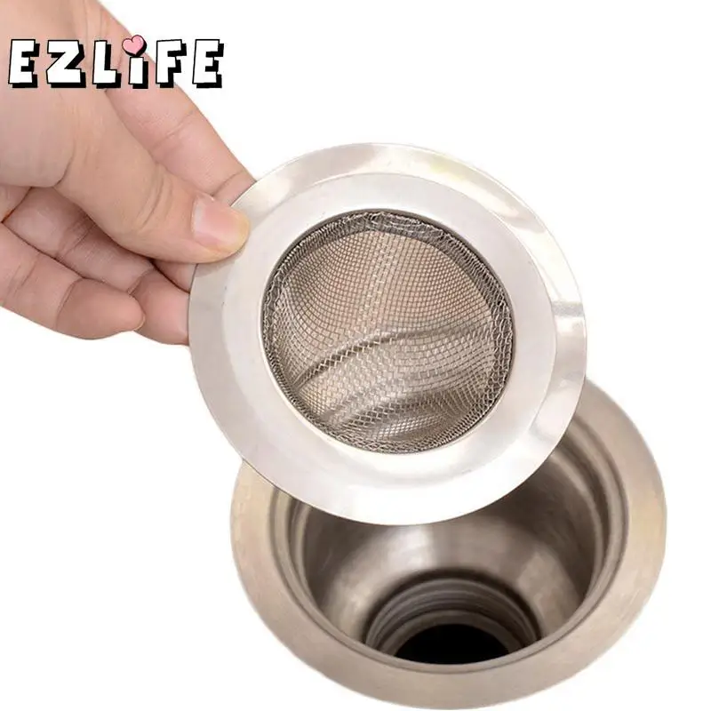 Us 1 49 14 Off Stainless Steel Sewer Bathroom Drain Outlet Kitchen Sink Filters Anti Clogging Floor Drain Net Kitchen Accessories Zh633 In Drain