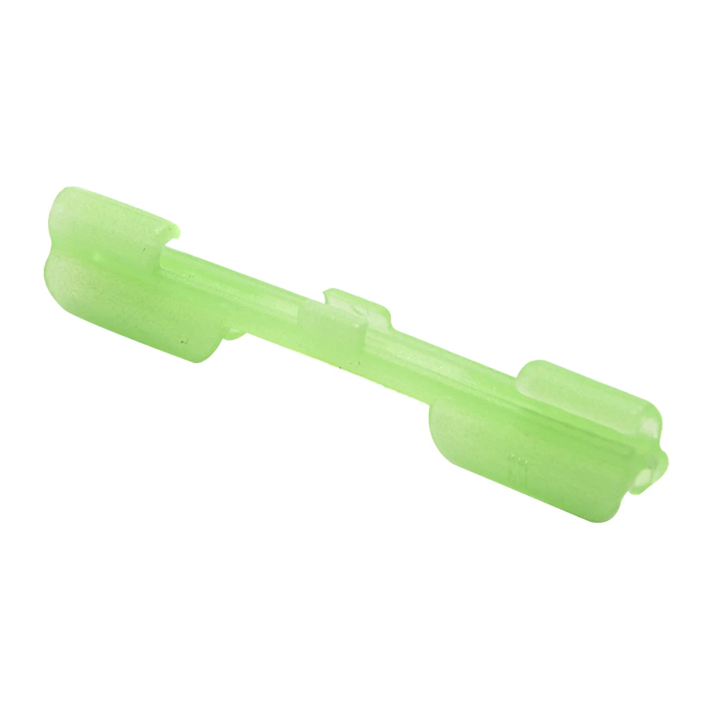 10pcs/pack Portable Chemical Fishing Clip Top Holder Lure Durable Fluorescent Tackle Accessory Practical Light Stick Rod Tip - Цвет: L