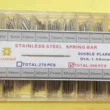 360 шт. ремешок для часов Пружинные стержни штырьки для соединения ремешков [8-25 мм] ремешки запчасти Часовщик Инструмент из нержавеющей стали