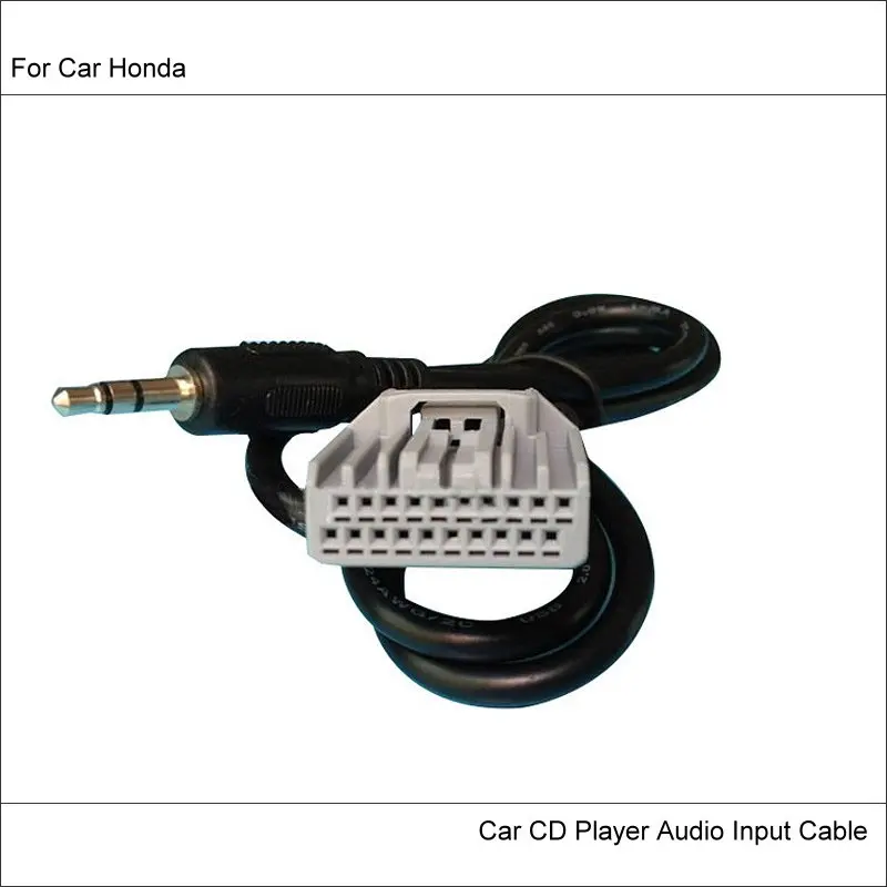 Original Plugs To AUX Adapter 3.5mm Connector For Honda For CRV For CR V Car Audio Media Cable