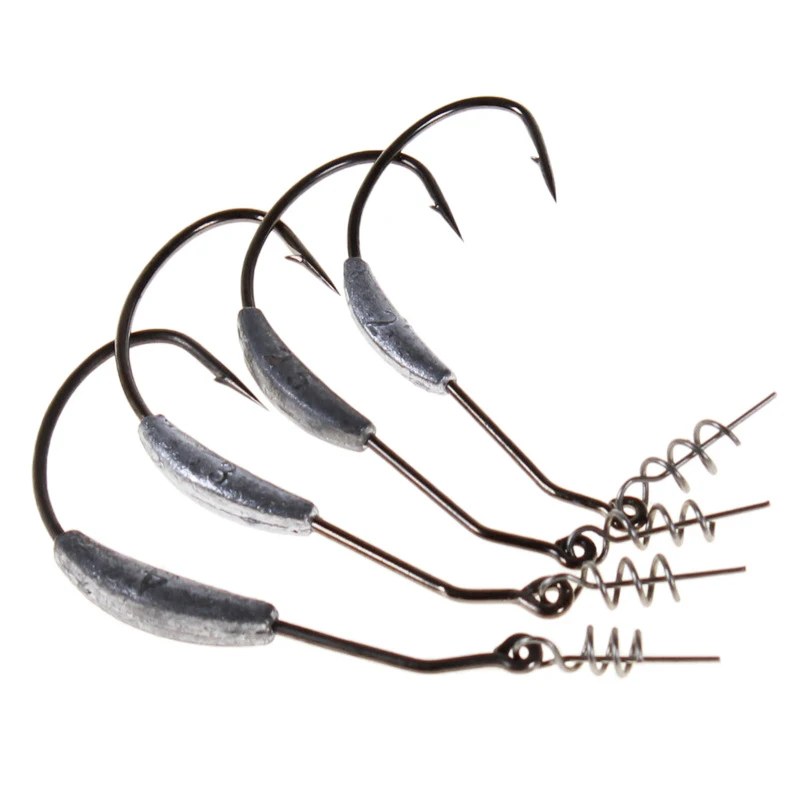 

10Pcs/Lot Crank Jig Lead Head Fishing Hook Barbed Metal Fishhook Fishing Lure Tackle Black Nickel Soft Bait 2g 2.5g 3g 4g 7g