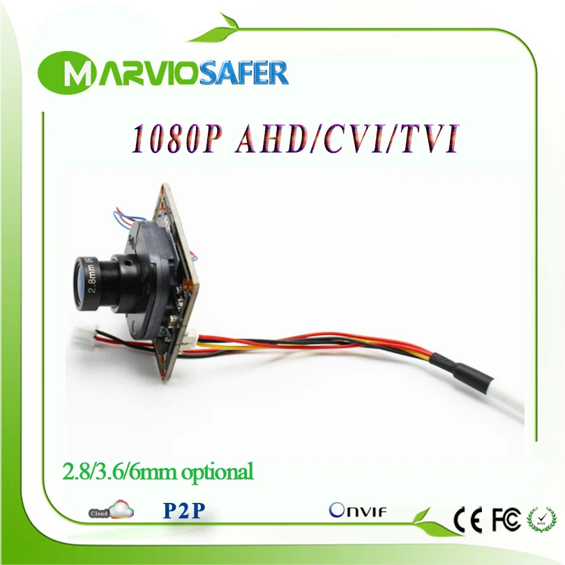 

2MP 1080P Full HD CCTV AHD-H AHD Camera Modules Board with IRCUT and Lens 2400TVL Resolution Upgrade CCD / CMOS Camera camara