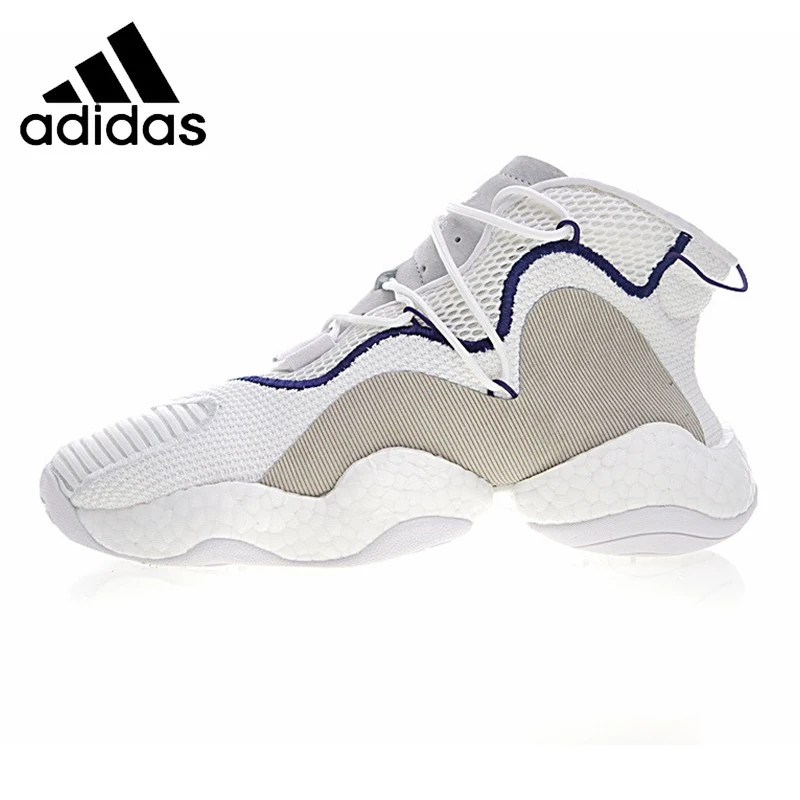 

Adidas Clover Crazy BYW Boost Men Basketball Shoes, White, Shock Absorption Abrasion Resistant Breathable Non-slip CQ0992