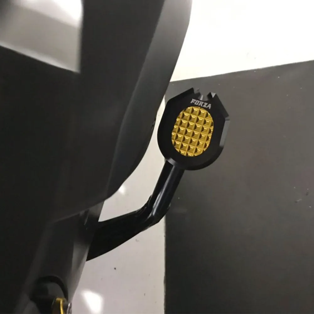 Новинка для Honda Forza300 125 250 MF13 CNC мотоцикл Kickstand увеличитель колодки для ног большая боковая подставка удлинитель опорная пластина