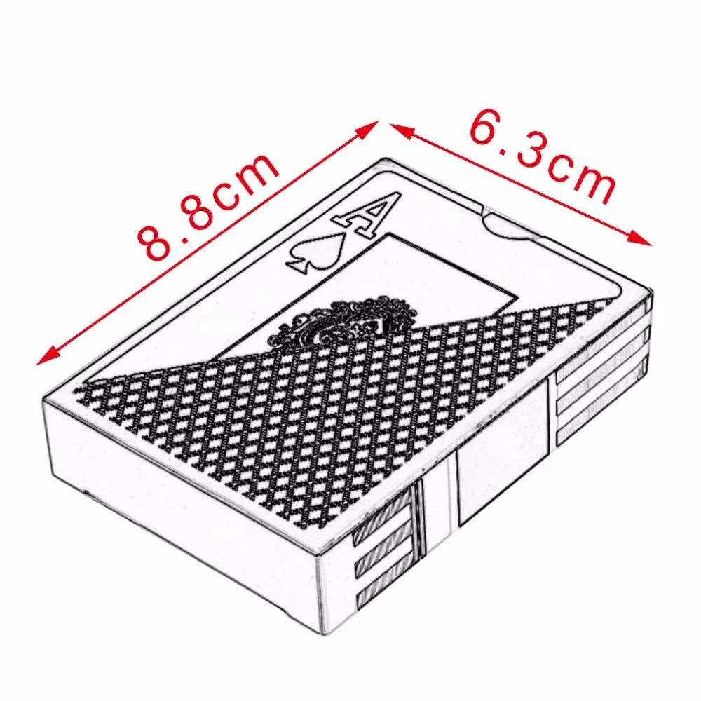 Водонепроницаемый прочного ПВХ скраб Тип Пластик игральные карты новизна карты покер Pokerstar Настольная игра для Техас игры