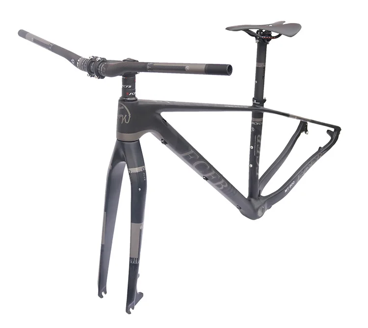 Sale FCFB bicycle 29er carbon 3K frame Chinese MTB carbon frame 15.5/17/19inch carbon mountain bike frame disc carbon mtb frame BSA 15