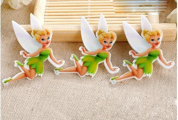 

Free Shipping 100pcs/lot 41x31mm cartoon Resin Flatback Button For Hair Bow Center Craft ScrapbookingSC228