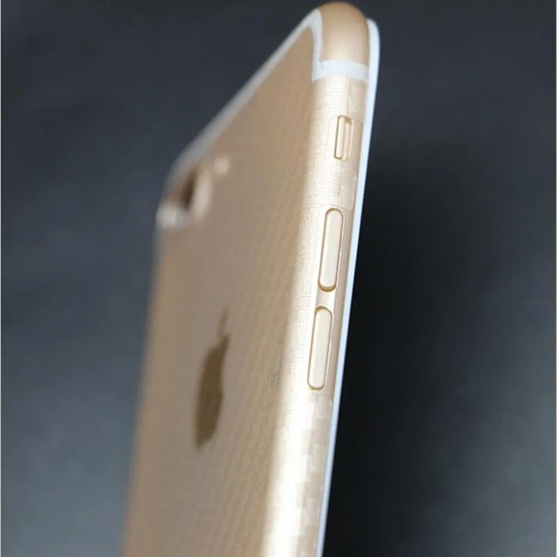 

Full C overage Protective Film Clear Carbon Fiber Back S creen P rotector Film Sticker for iphone 6 6s Plus b ody c over 80