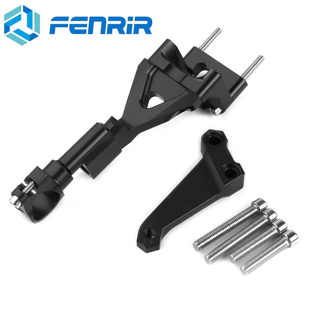 FENRIR Motorcycle Adjustable Handlebar Steering Stabilize Damper Bracket Mounting kit For Kawasaki Z300 2015-2016 | Автомобили и