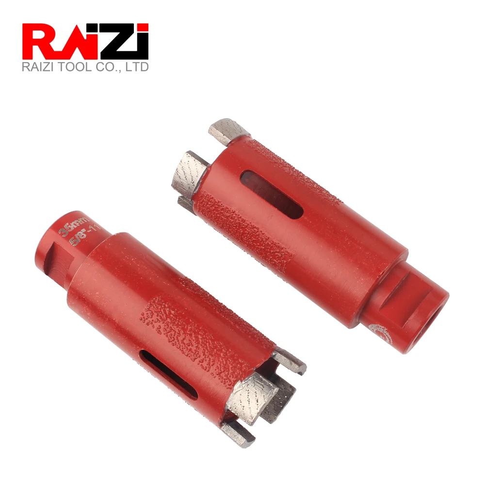 

Raizi 35mm side protection premium dry diamond core drill bit for granite marble hard stone