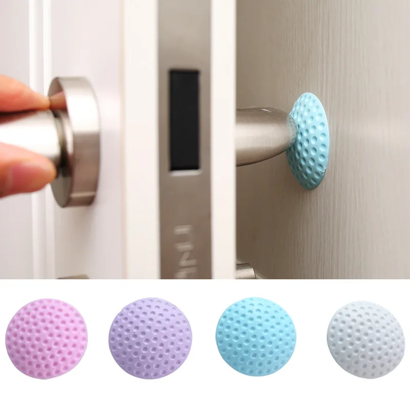 

Door Handle Bumper Rubber Lock Crash Mat Pad For Wall Protector Guard Door Stopper Thicken Self Adhesive Protective Pads