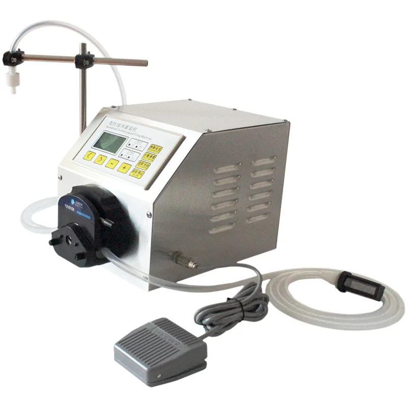 

QH-G51A Automatic Quantitative Peristaltic Pump High Precision Liquid Filling Machine for Essential Oil Perfume Solvent 502 Glue