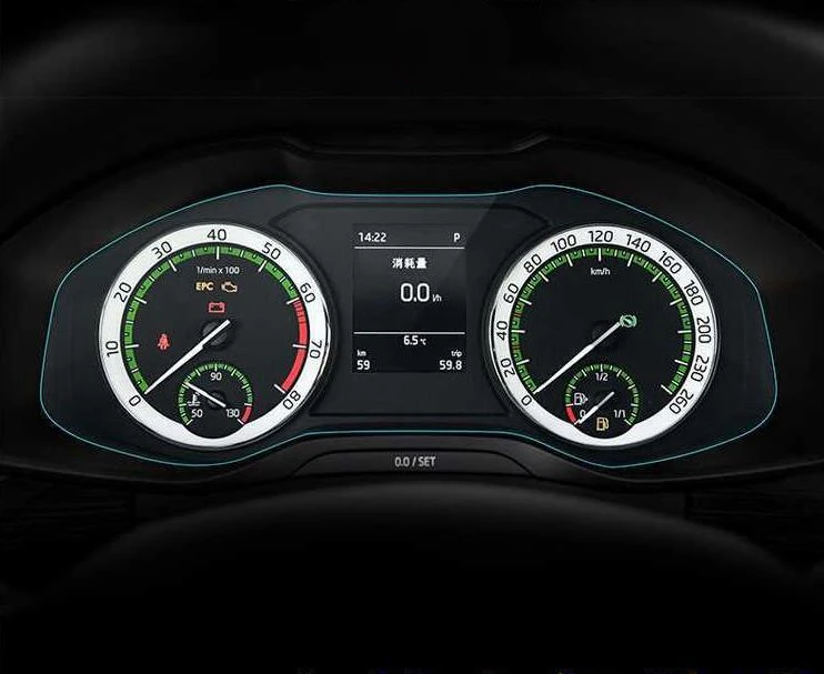 

High Quality Car TPU Driving Room Dash Board Screen Guard Protection Cover HD Sticker Film For Skoda Kodiaq 2017 2018