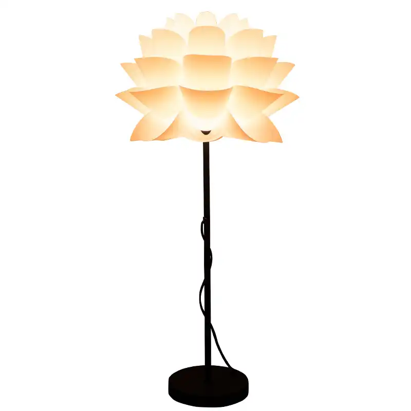 Creative personality of Chinese lotus flower floor lamps standing