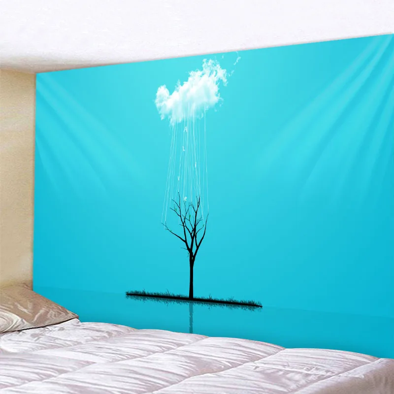 

Creative Cloud Background Wall Handing Tapestry Beach Towel Wild Napkin