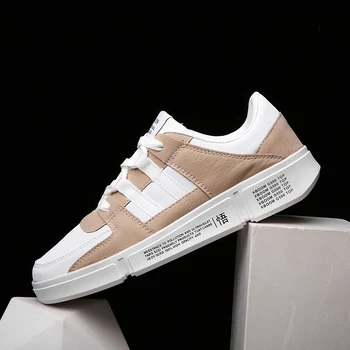 

YRRFUOT Men's Casual Shoes Brand Breathable Comfortable Fashion Sneakers High Quality Lace-up Non-slip Walking Shoes Zapatos