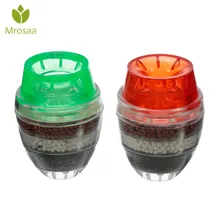 Mrosaa Бытовая Кухня домашний кран с активированным углем мини-заглушка фильтр для воды очиститель фильтрации картридж 21-23 мм случайный цвет