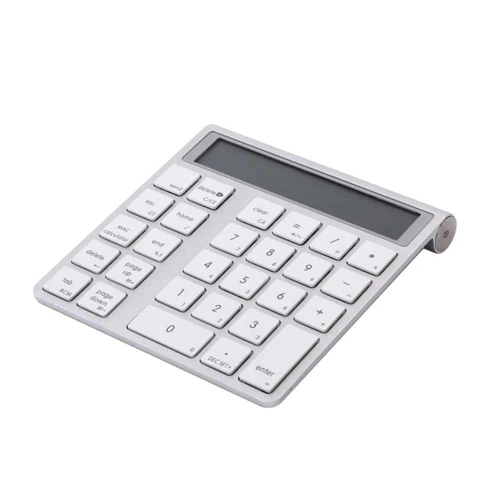 

NEW Mini Pad Wireless KEYBOARD White portable Mini digital Numeric Keyboard Keypad 9#M