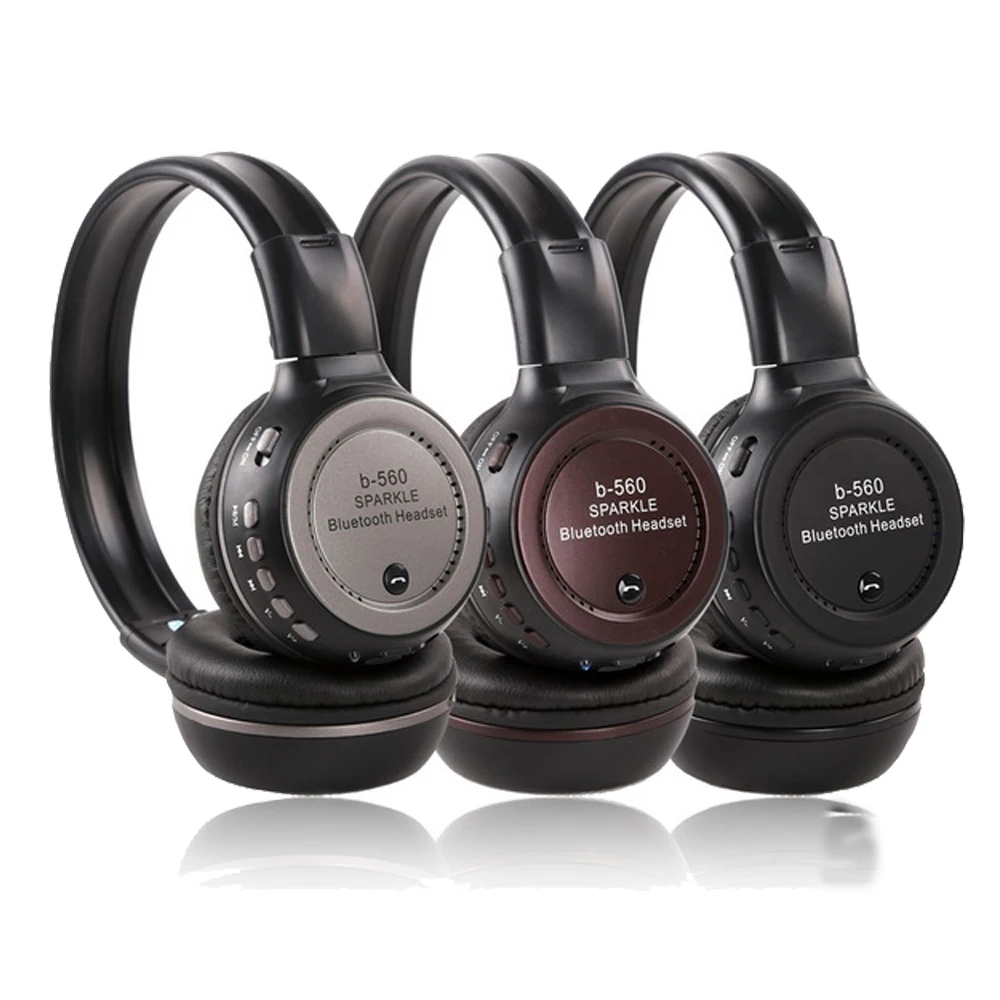 ZEALOT B560 Bluetooth наушники стерео гарнитура с басами микрофоном HD Hifi TF карты для Iphone