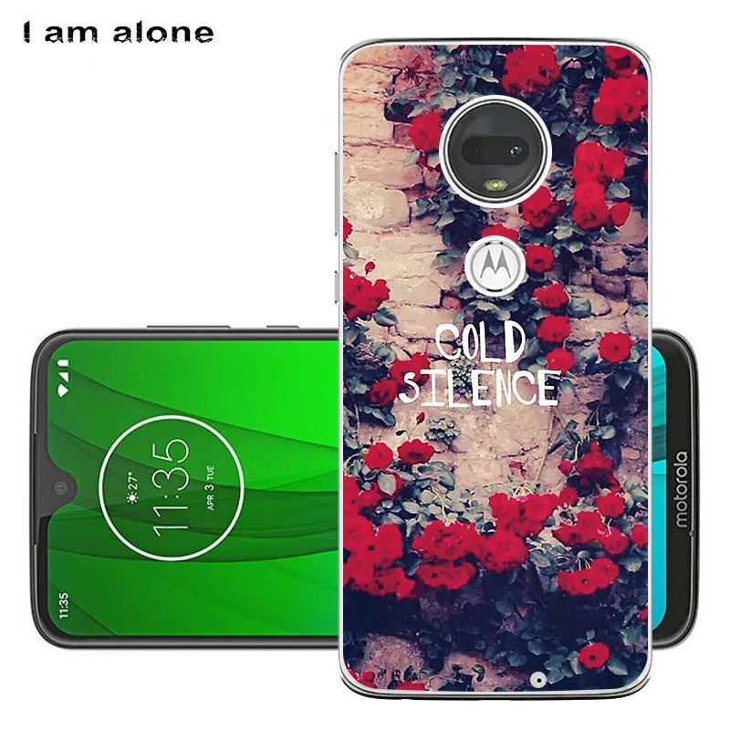 Чехлы для телефонов I am alone для Motorola Moto G7 G7 Play G7 power Solf из ТПУ, модные милые Чехлы для Moto G7 - Цвет: Solf TPU HH12