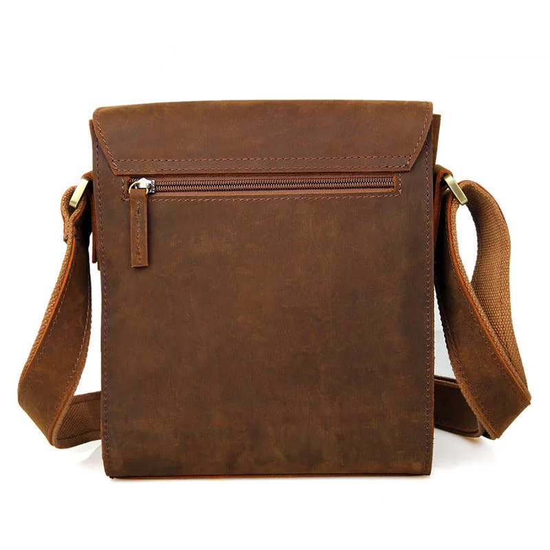 Beste Retro Lederen Messenger Bag mannen Kwaliteit Originele Eerste Laag Koeienhuid Tas Toevallige Business Eenvoudig Ontwerp Merk Pakket