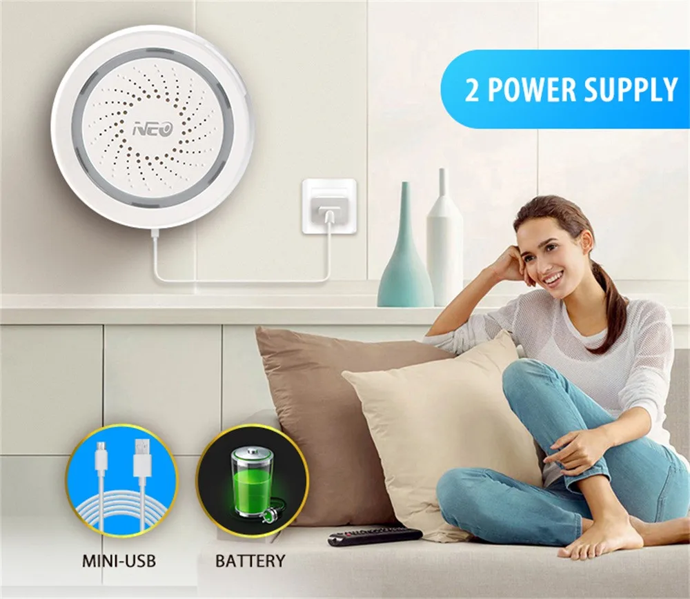 WiFi сирена, датчик, питание от батареи, может заряжаться с помощью USB, умный дом, автоматизация, беспроводной для дома, умное устройство, Homekit# Y8
