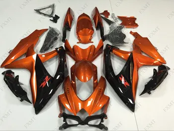 

Bodywork GSXR 600 2008 - 2010 K8 09 10 Black Orange Red Fairings GSX R600 2009 Full Body Kits GSX R750 2008