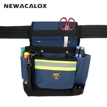 600D Oxford Fabric 6 Pocket Electrician Waist Bag Waterproof Tool Bag Holder Organizer Pouch with Work Belt