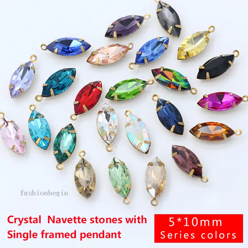30p 5x10mm horse eye Charms single hole Pendant Bracelet Connectors for DIY Necklace Eardrop Jewelry Making Handmade Accessories | Украшения