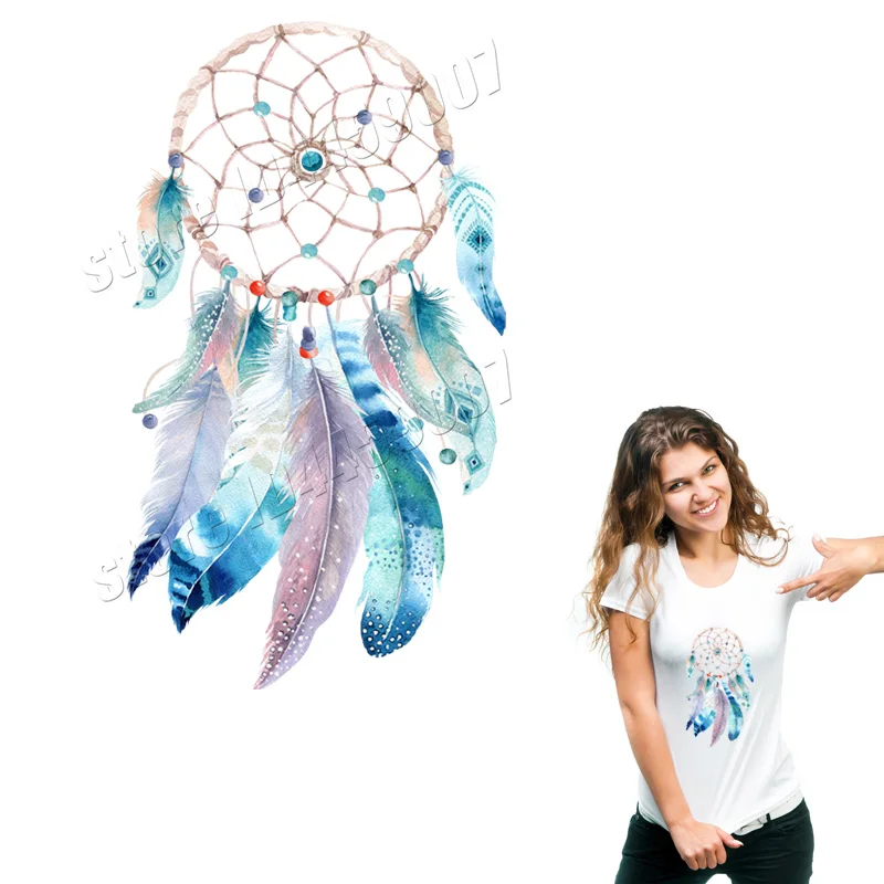 

Dreamcatcher Parches Applique On Clothes Washable DIY Stickers For T-Shirt Household Iron On Easy Decor Patches