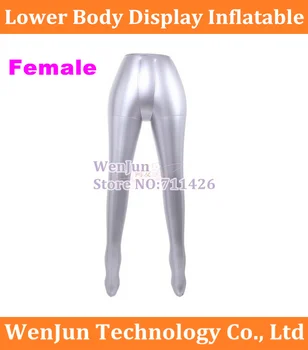 

1pcs new Inflatable Female Pants Trou Underwear Mannequin Women half body Dummy Torso Legs Model Show