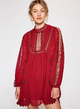 

2019 Elegant Mini Dress Backless Sexy Celebrity O Neck Print Women Lace Night Club Hollow Out Body con Party Dresses Wholesale