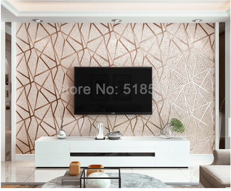 3D Современные Геометрические линии полосатый гостиной диван ТВ фон обои спальня нетканые обои Декор Papel де Parede 3D