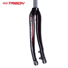 Best Price as low as $328.00 Trigon MC01A MTB one-piece full carbon fiber fork ultra-light mountain bike bicycle fork carbon fork for disc brake